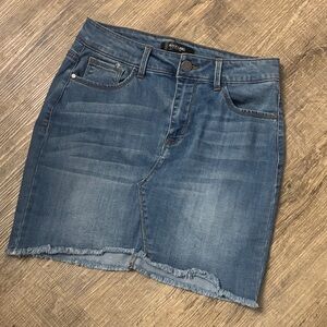 Black Label Blue Denim Skirt